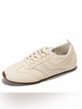 Women's Project Cloud Cream Low-Profile Lace-Up Sneakers